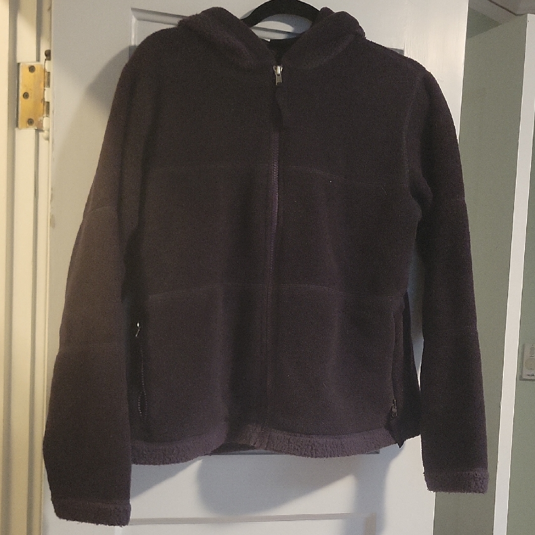 Patagonia Vintage Synchilla Purple Fleece Sherpa Hooded Jacket M
